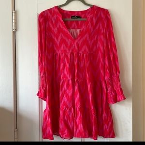 Pomander Place Tuckernuck ikat print kenzie swing mini dress